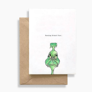 619460961.png Resting Grinch Face Holiday Card
