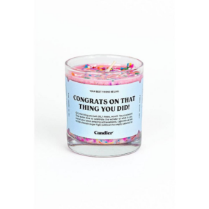 Congrats Sprinkle Candle