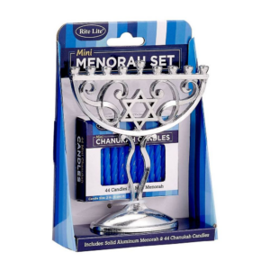 619461167.png Mini Menorah & Candles Set