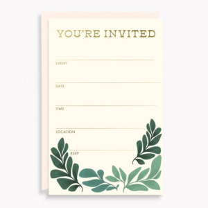 619461327.png Gilded Greenery Fill-In Invitations