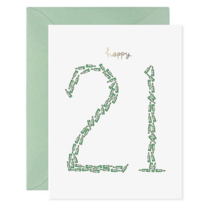 Happy 21 Birthday Card