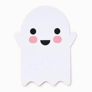 HALL OFF/EMBL A2 Diecut Glitter Ghost FLD
