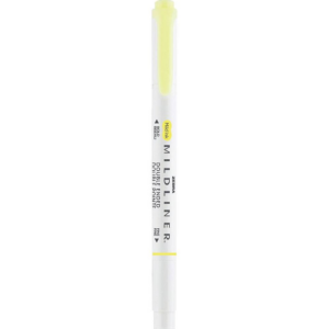 Zebra Mildliner Yellow Pen