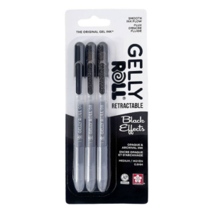 619462051.png Sakura Gelly Roll Retractable - Black Effects - 3 pack