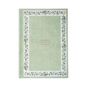Floral Border Hardcover Book Cloth Journal