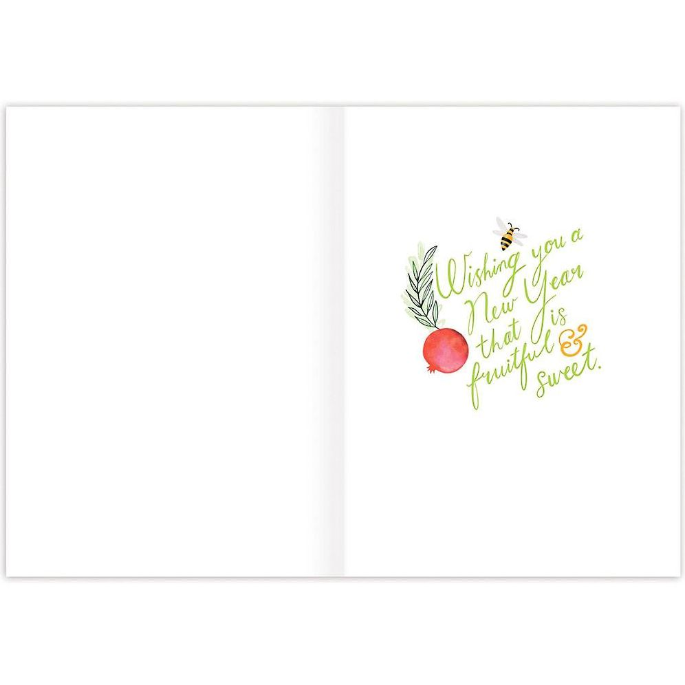Hanging Pomegranate Rosh Hashanah Card