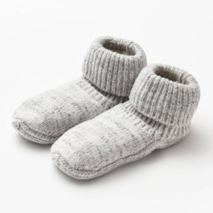 619462263.png Knit Gray Microwave Slippers