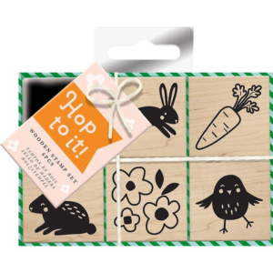 619462670.png Hop To It Wooden Stamp Set
