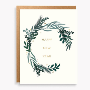 Botanical Happy New Year Card Set