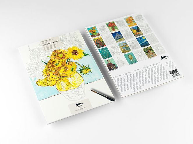 Vincent Van Gogh (new edition) - Artists' Colouring Book