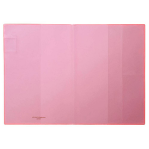 A5 Pink Translucent Journal Cover