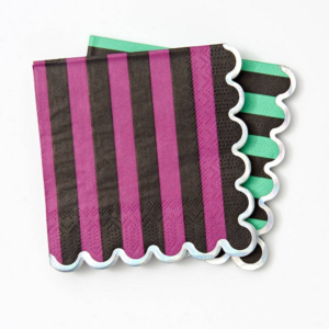 619593055.png Green and Purple Dual Stripe Napkin S/20