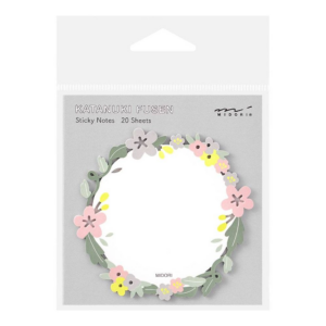 619593080.png Midori Sticky Notes - Die-Cutting Wreath