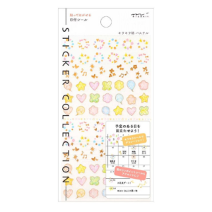 Midori Stickers - Date Twinkling Pastel