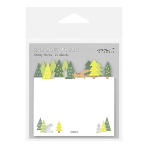 619593103.png Midori Sticky Notes - Die-Cutting Forest