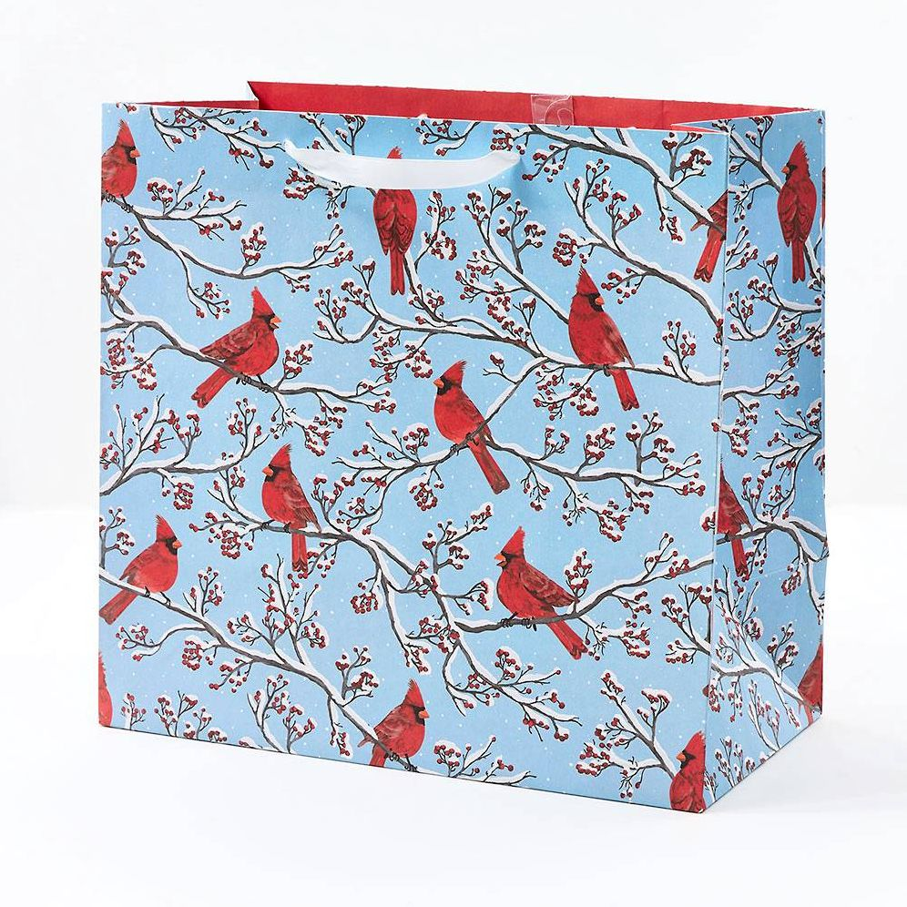 LRG Winter Cardinals Gift Bag