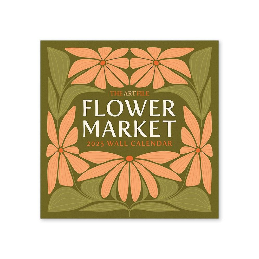 2025 FLOWER MARKET WALL CALENDAR