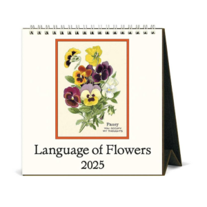 Language of Flowers Desk Calendar 2025