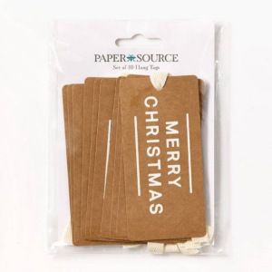 619798110.png Kraft Merry Christmas Gift Tags S/10