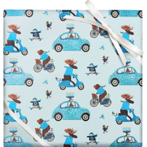 619798115.png Hanukkah Cruising Critters Continuous Roll Wrap 8'