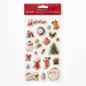 Christmas Characters Shaker Sticker Sheet