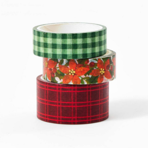 619798137.png Plaid and Poinsettia Washi Tape S/3