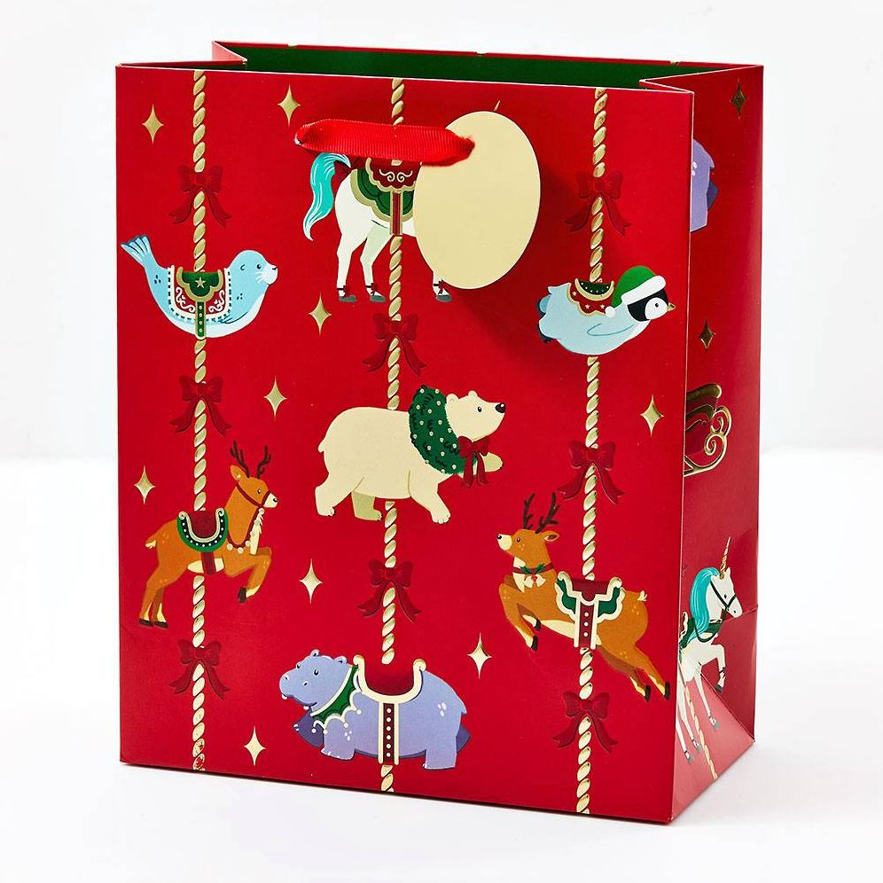 MED Holiday Carousel Gift Bag