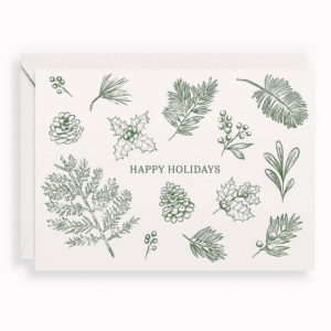 XMAS LTP A6 Delicate Greenery FLD