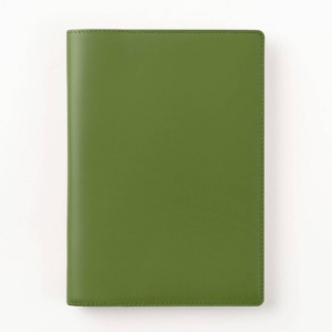 619798203.png Paper Source Green Leather Refillable A5 Journal Cover