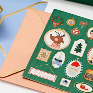 XMAS OFF/FOIL A2 North Pole Portraits FLD S/12