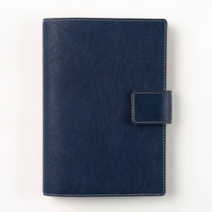619798225.png Paper Source Nautic Blue A5 Leather Journal Cover with Clasp