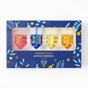 619839831.png Hanukkah Acrylic Dreidel Set