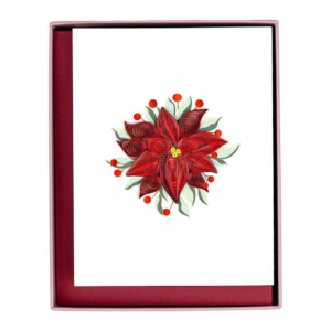 Correspondance Stationery Quilled Winter Botanicals Note Card Box Set