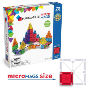 619897714_09b90fe6-aad2-4d98-9503-80db83f88db1.png MAGNA-TILES microMAGS 70-Piece Deluxe Magnetic Construction Set, The ORIGINAL Magnetic Building Brand