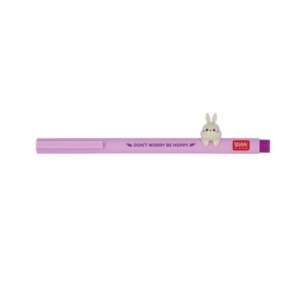 620082110.png Legami Gel Pen With Animal Decoration - Lovely Friends - Bunny