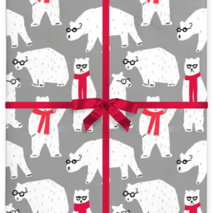 Polar Bears Flat Wrap