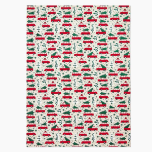 Christmas Trees On Taxi Handmade Paper