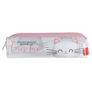 620362086.png Legami Transparent Pencil Case - Pencil Case - Kitty