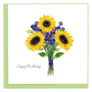 620362359.png Quilled Birthday Sunflower Bouquet Greeting Card