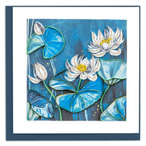 620362409_3538d54a-793d-49d2-a513-10569ecdb718.png Quilled Lotus Pond Greeting Card