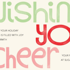 Wishing You Cheer Holiday Card