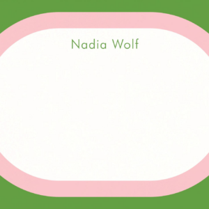 Overlapping Ovals Stationery