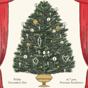 Christmas Tree Viewing Holiday Card