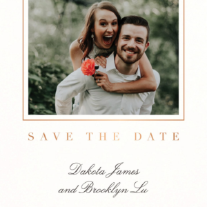 This Moment Foil Save the Date Card