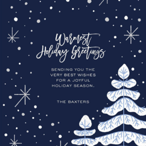 Snow Cap Holiday Card