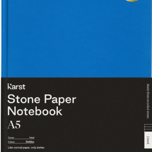 Karst Stone Paper A5 Hardcover Notebook - Boltblue
