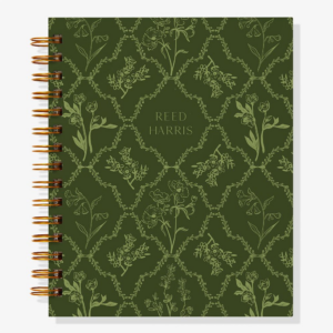 12-Month Woodland Toile Custom Planner