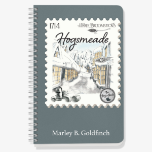 620577058.png Hogsmeade Vintage Travel Stamp Harry Potter Custom Journal