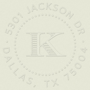 620577144.png Return Address Embosser - Classic Single Initial