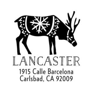 620577167-1.png Reindeer Snowflake Custom Stamp
